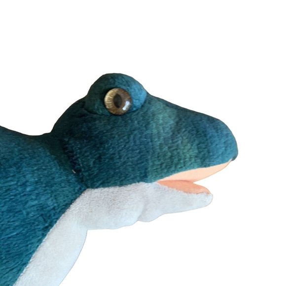 Build-A BEAR Green Stegosaurus Dinosaur 17" Green Stuffed Toy Animal Plush BAB** - Picture 5 of 6